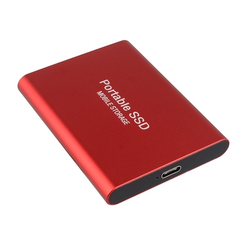 

Mobile Hard Disk Type-C USB3.1 Portable SSD Shockproof Aluminum Alloy Solid State Drive 540MB/s Transmission Speed Black