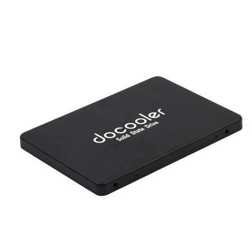 

docooler SSD 2.5inch Metal Solid State Drive Read And Write Quiet Operation Shock And Drop Resistance Compatibility Black 120GB
