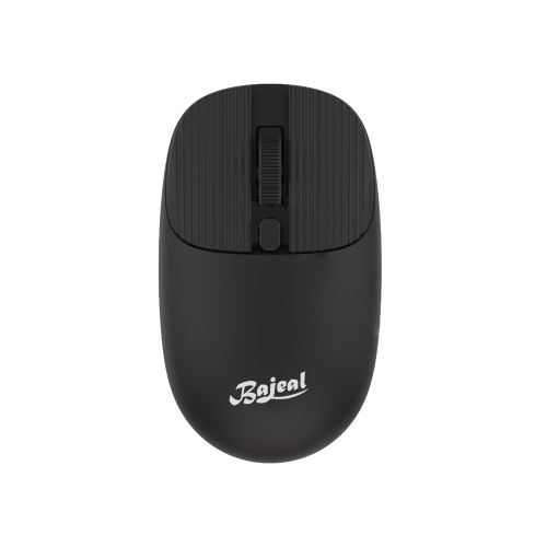 Wireless Mouse with 2.4G Receiver for Laptop Ergonomic Computer Mouse Auto Sleep Mode Plug N Play 3 Adjustable DPI Levels, Black