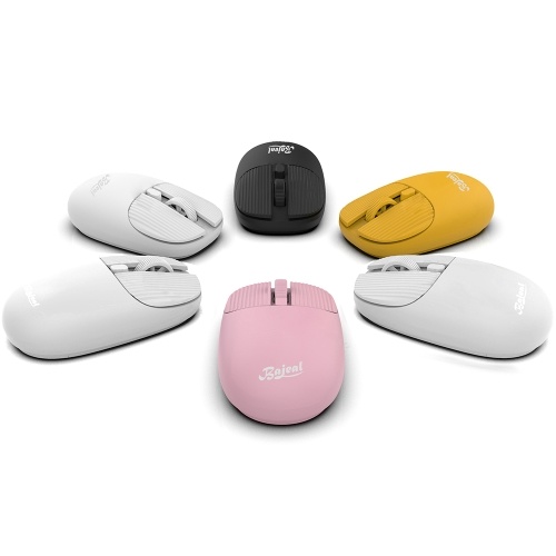 Wireless Mouse with 2.4G Receiver for Laptop Ergonomic Computer Mouse Auto Sleep Mode Plug N Play 3 Adjustable DPI Levels, Black