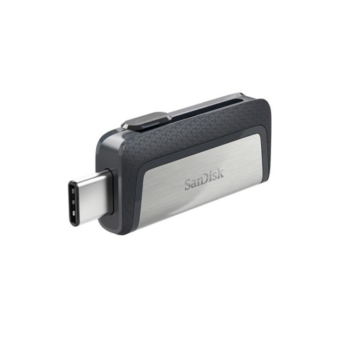 SanDisk SDDDC2 128GB Type-C USB 3.1 U Disk High-speed OTG USB Flash Drive with Scalable Dual Ports 150MB/s Read Speed