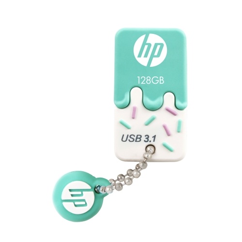 hp 32GB de alta velocidad USB3.1 U Disk Mini USB Flash Drive a prueba de golpes a prueba de polvo U Disk Plug and Play Amplia compatibilidad naranja