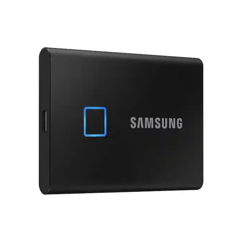 

SAMSUNG T7 Touch Type-C USB 3.2 500GB Portable SSD up to 1050MB/s Sequential Read Speed Fingerprint Identification Blue
