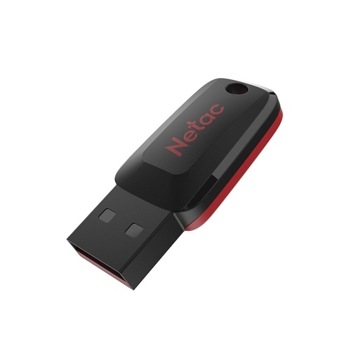 Netac U197 64 GB USB2.0 U Disk Tragbares USB-Flash-Laufwerk Klein und kompakt Plug-and-Play-kompatibel Schwarz+Rot