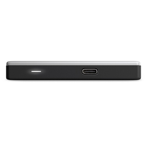 WD My Passport Ultra 2.5 inch Mobile Hard Disk Type-C Interface Metal Texture Built-in 256-bit AES Hardware Encryption 1TB Silver 