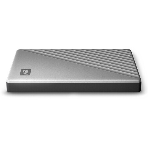 WD My Passport Ultra 2.5 inch Mobile Hard Disk Type-C Interface Metal Texture Built-in 256-bit AES Hardware Encryption 1TB Silver 