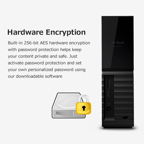 WD My Book 8TB Desktop Portable Hard Disk 3.5 inch Large Capacity External Desktop Computer Hard Drive Complete Backup 