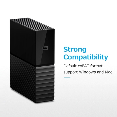 WD My Book 8TB Desktop Portable Hard Disk 3.5 inch Large Capacity External Desktop Computer Hard Drive Complete Backup 
