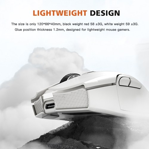 Motospeed Darmoshark N3 Wireless BT  3 Mode Gaming esports Mouse 26000DPI 7 key Optical PAM3395 Lightweight portable computer mouse suitable for laptop computers 