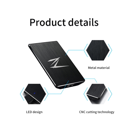 

Netac Z1 USB 3.0 512GB Portable SSD External Solid State Drive Super Speed