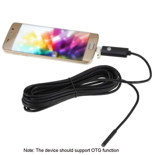 

5.5mm 5м 2 в 1 Цифровой USB эндоскоп Borescope Ручной Осмотр Змея камеры 6 Led для Android смартфонов / ноутбуков