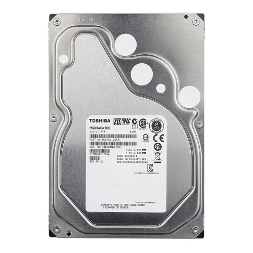 TOSHIBA 1TB Enterprise Емкость жесткого диска Внутренний жесткий диск 7200 RPM 3.5-дюймовый SATA3.0 6 Гбит / с 64 Мб кэша MG03ACA100