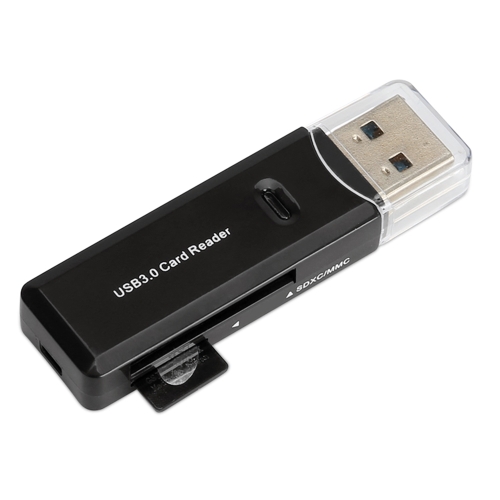 

BUBM Устройство чтения карт памяти TF SD Card Reader USB 3.0 Адаптер для ПК Ноутбук Черный