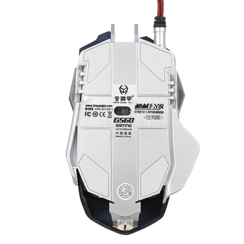 

Kingangjia G560 Mechanical Macro Definition Competitive Gaming Mouse Mice Adjustable 3200 DPI 7 Program