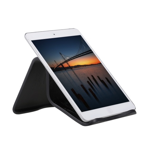

SAMDi Подставка для планшета из дуба с деревянной подставкой для iPad Samsung Kindle в вертикальном положении и в виде уголка для облегчения боли в шее (черный)