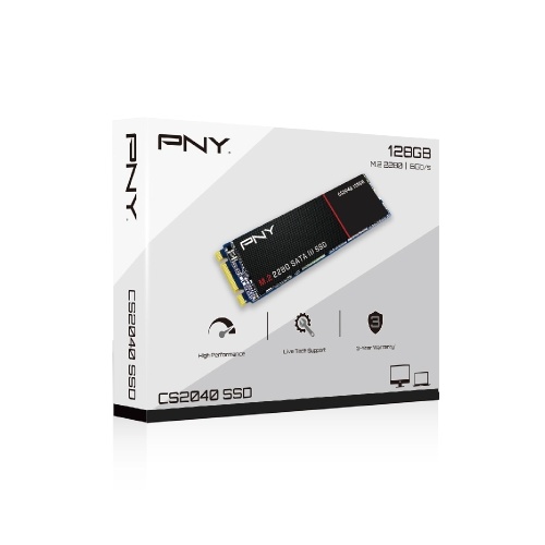 

Твердотельный диск PNY SATA III SSD для ноутбука CS2040 128GB