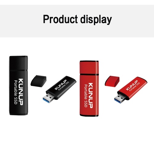 

Arealer Mini Solid State Drive SSD Solid State USB Flash Disk Solid State High Speed Storage Black 256GB