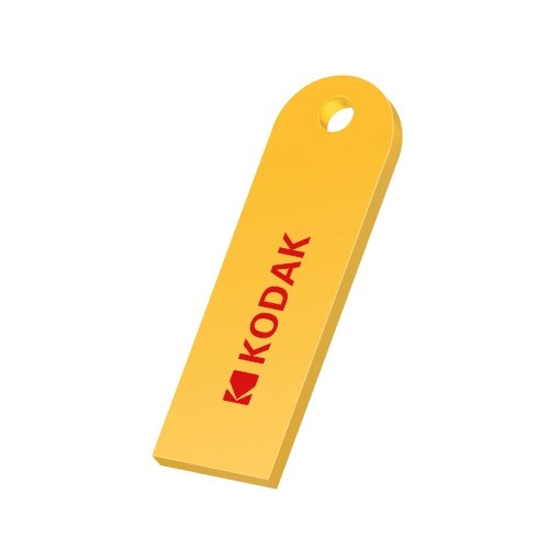 

KODAK K212 Slim U Disk Портативный USB 2.0 Автомобильный музыкальный U Drive Водонепроницаемый мини-размер 16 ГБ Желтый