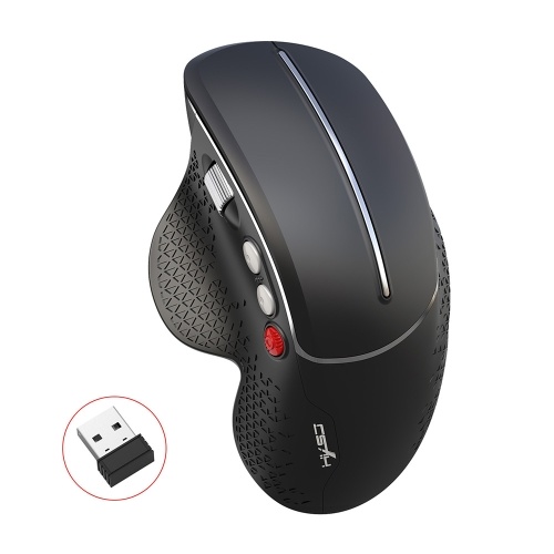 

HXSJ T32 2.4GHz Vertical Wireless Mute Mouse 6 Keys