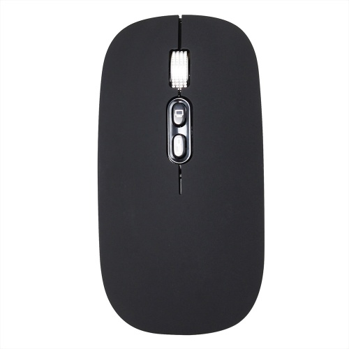 M103 Rechargeable Wireless Mouse 2.4G Wireless Mouse Ultra-thin Mute Mouse 3 Adjustable DPI Built-in 500mAh Battery Black