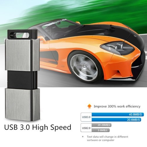 

EAGET F90 Metal U Disk 64GB USB3.0 Portable Flash Drive High Speed Retractable Business U Disk for PC Laptop