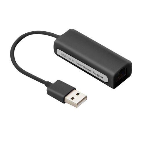 Convertitore portatile USB 2.0 Trasformatore RJ-45 da 100 MB Convertitore di schede di rete Convertitore cablato con funzioni multifunzione