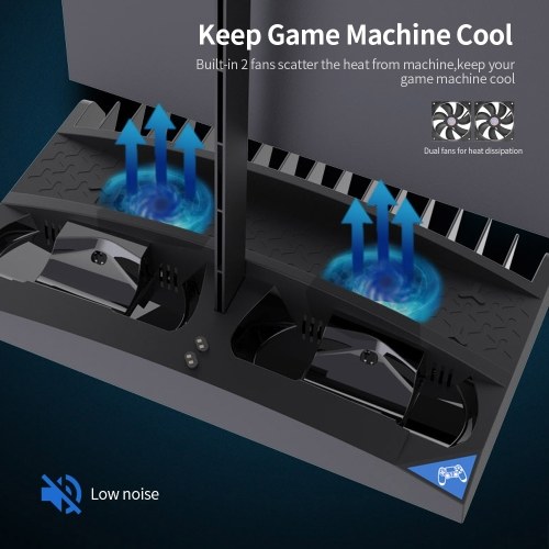 

IPEGA Game Vertical Stand 6 in 1 Multifunctional Cooling Fan Headphone Holder