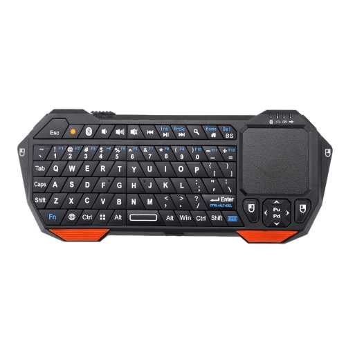 Mini tragbare drahtlose BT 3.0 Tastatur mit Maus Touchpad für Windows Android iOS