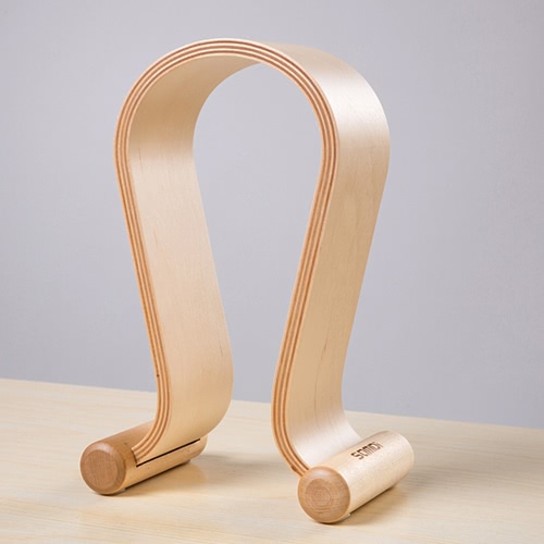

Wooden Birch Wood Omega Headphone Gaming Headset Display Stand Holder Hanger