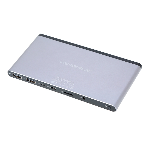 Vensmile Pocket PC Mini computadora Host Windows caja Intel Bay Trail CR Z3735F CPU 2GB RAM 32GB EMMC Windows 8.1 con Bing OS