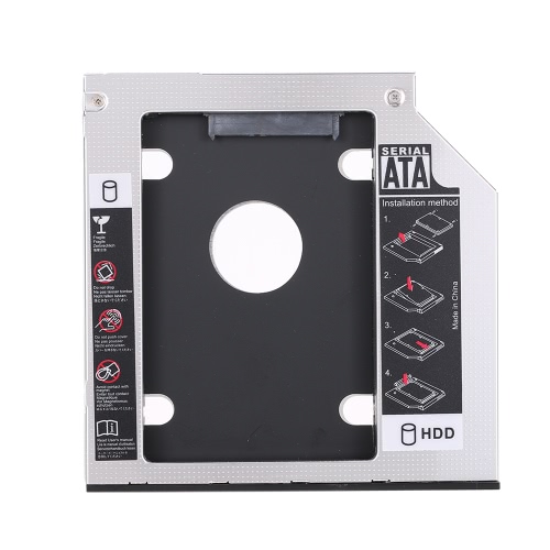 12.7mm Universal 2nd Hard Disk Drive Caddy SATA 2.5