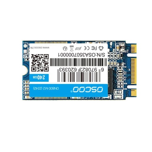 

Second Hand OSCOO NGFF 240G Внутренний твердотельный накопитель Мини-SSD-диск для портативных компьютеров