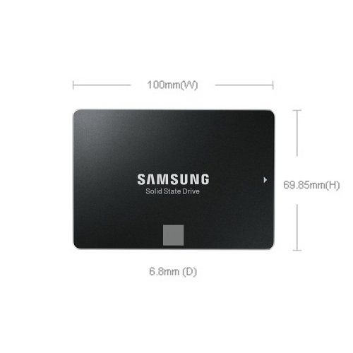 

Samsung 850 EVO 500GB 2.5-дюймовый SATA III 3.0 6Gbp/s внутренний твердотельный накопитель SSD высокая скорость MZ-75E500B/CN