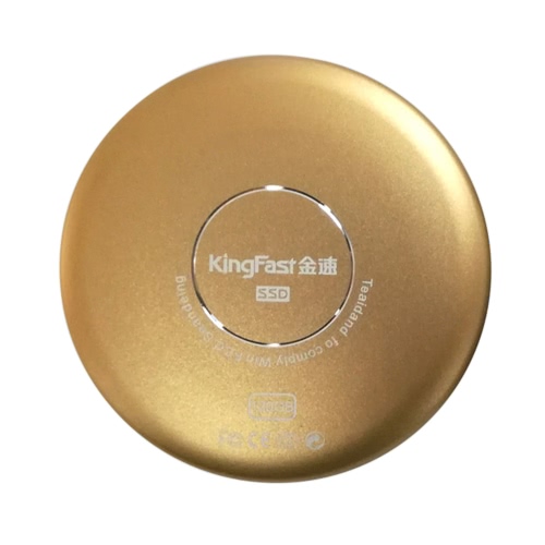 KingFast P600 120 GB SSD portátil Super Speed ​​USB 3.0 externa del móvil unidad de estado sólido de la mini manera circular disco