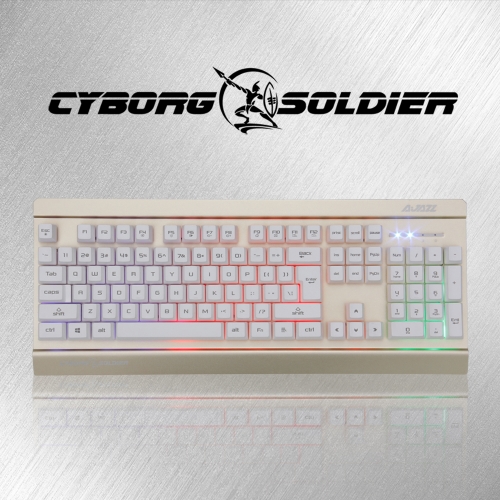 

Ajazz AK27 Wired Membrane Gaming Keyboard 104 Full Keys Anti-ghosting With ColoRful Backlights Plug And Play All-key Anti-ghosting