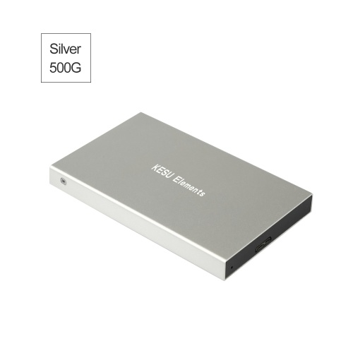 

Portable External Hard Drive USB 3.0 120G.160G.250G.320G.500G HDD External HD Hard Disk for PC Silvery&500G