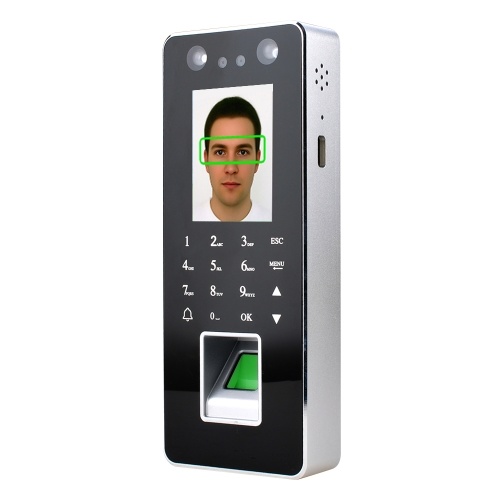 

Facial And Password & Fingerprint Attendance Machine ID Card Wide Application 2.8 Inch TFT Color Screen Multi Function Black US