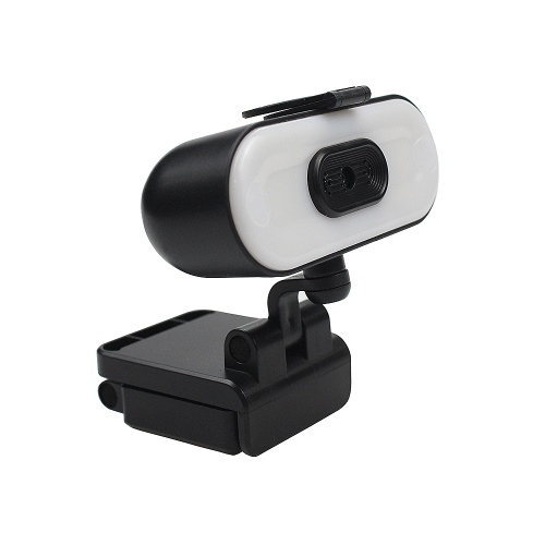 

2K USB Webcam with Noise Canceling Omnidirectional Silicone Mic/Fill Light/Privacy Cover Support Auto Zoom&Focus/Flexible Rotation