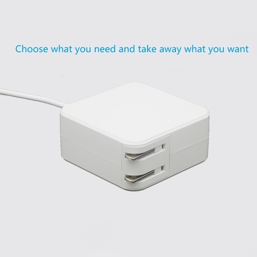 

Power Adapter AC DC 100V-240V 1.5A Replacement T-Type 45W 14.85V 3.05A Compact Charger For MacBook Air