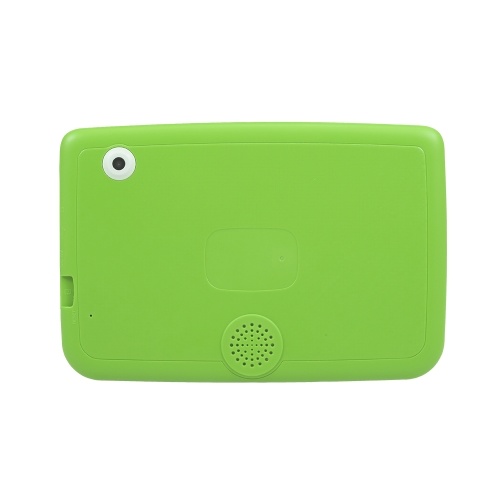 

Q718 Quad Core CPU + GPU + VPU + APU 7-дюймовый планшетный компьютер для детей Android 4.4 с силиконовым чехлом Green UK Plug