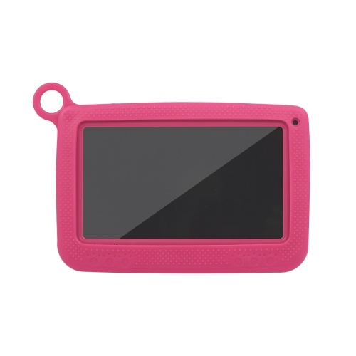 

Q718 Quad Core CPU+GPU+VPU+APU 7inch Tablets PC Computer for Children Android 4.4 with Silicone Case Pink UK Plug