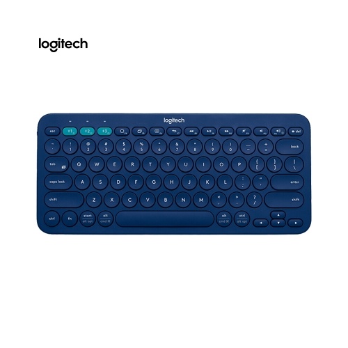 

Logitech K380 Wireless Bluetooth 3.0 Keyboard EASY-SWITCH Keyboard Multi-device Connection Multiple Operating Systems Blue