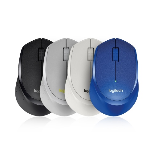 

Logitech M330 2.4GHz Wireless Mouse Ergonomic Mute Mouse with 2.4G Nano Receiver Plug and Play for Desktop Computer Laptop Blue