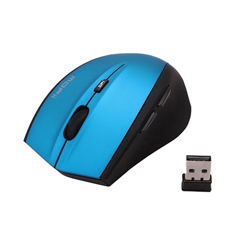 

Mofii G52 2.4GHz Wireless Mouse Ergonomic Mouse Portable Mute Mouse Plug and Play Energy Saving Mouse for Home Office Use Blue