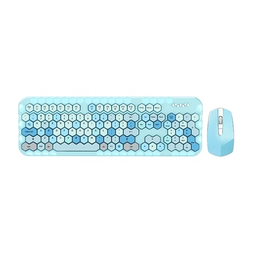 

Mofii honey plus Keyboard Mouse Combo Wireless 2.4G Mixed Color 104 Key Keyboard Mouse Set with Honeycomb Keycaps