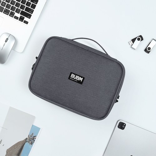 

BUBM Multifunctional Hand-held Storage Bag Large Capacity Double-layer Digital Accessory Bag