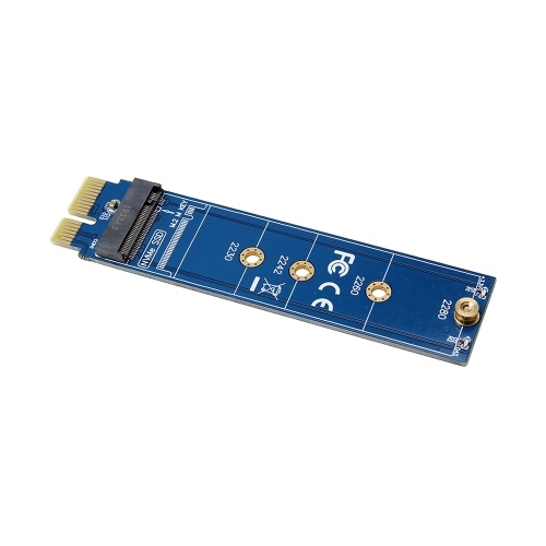 

M.2 Hard Disk NVME Adapter Card PCIe to M.2 NGFF Test Card SSD Hard Disk Reader Blue