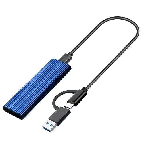 M.2 NVME/SATA Hard Drive Enclosure Dual Protocol 10Gbps High-speed Transmission with OTG for M.2 SSD
M.2 NVME/SATA Hard Drive Enclosure Dual Protocol 10Gbps High-speed Transmission with OTG for M.2 SSD