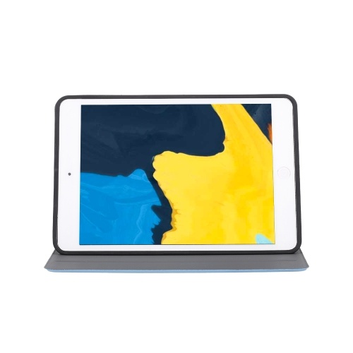

Protective Case PU Leather TPU Back Case Cover Tablet Support Stand for iPad Mini 1/2/3/4/5 Blue
