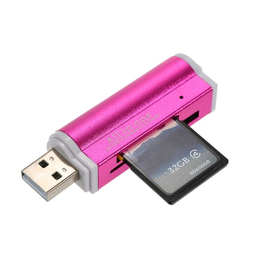 

USB 2.0 Многофункциональный Все в 1 Multi Card Reader Reader Высокая скорость для TF SD M2 MS Blue